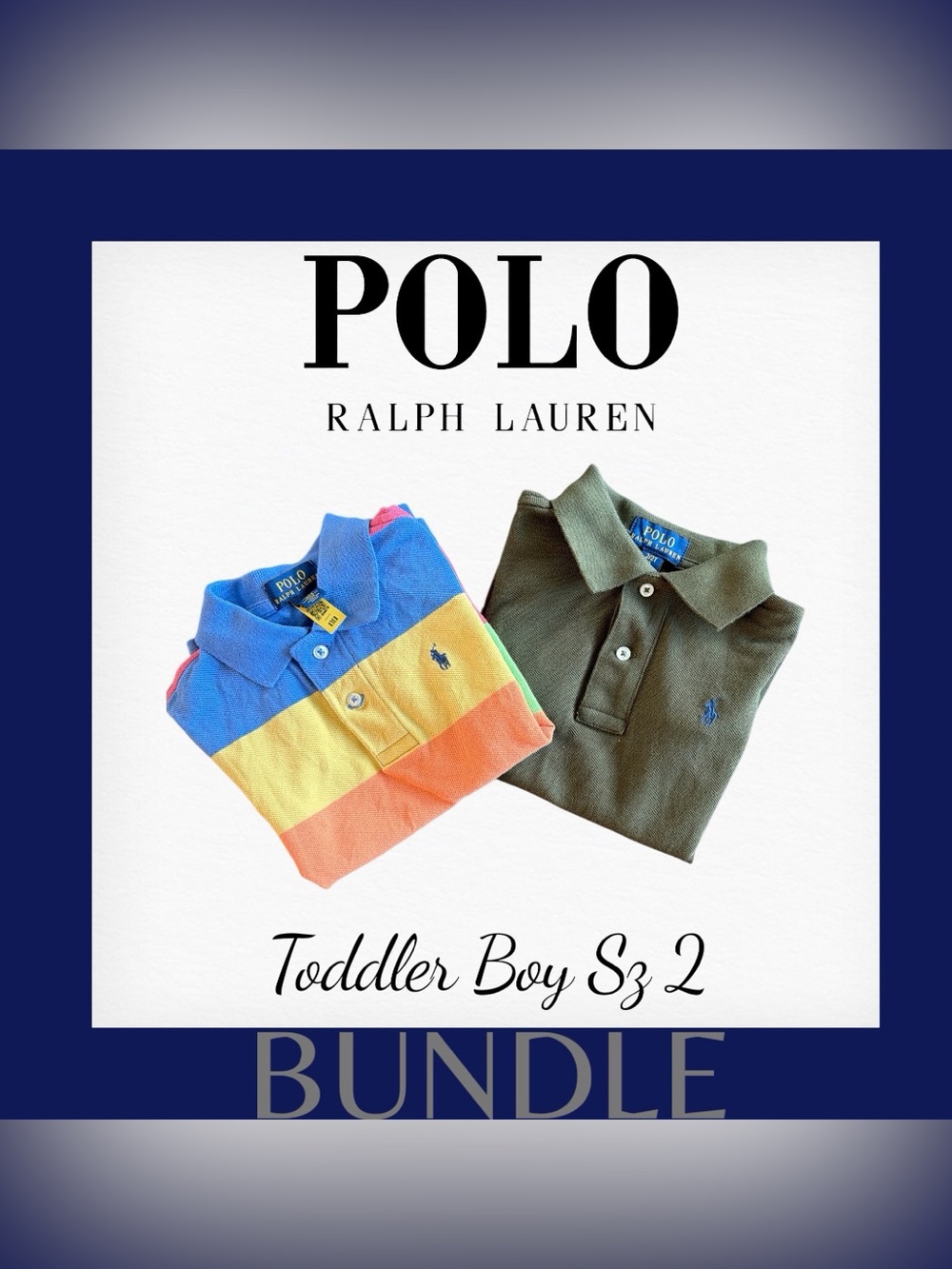 Polo Ralph Lauren Polo Shirt Bundle. Toddler Boy Size 2.